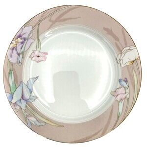 Mikasa Charisma Beige L9048 Side Plate Salad Dessert 7.5" Floral Dinnerware VTG